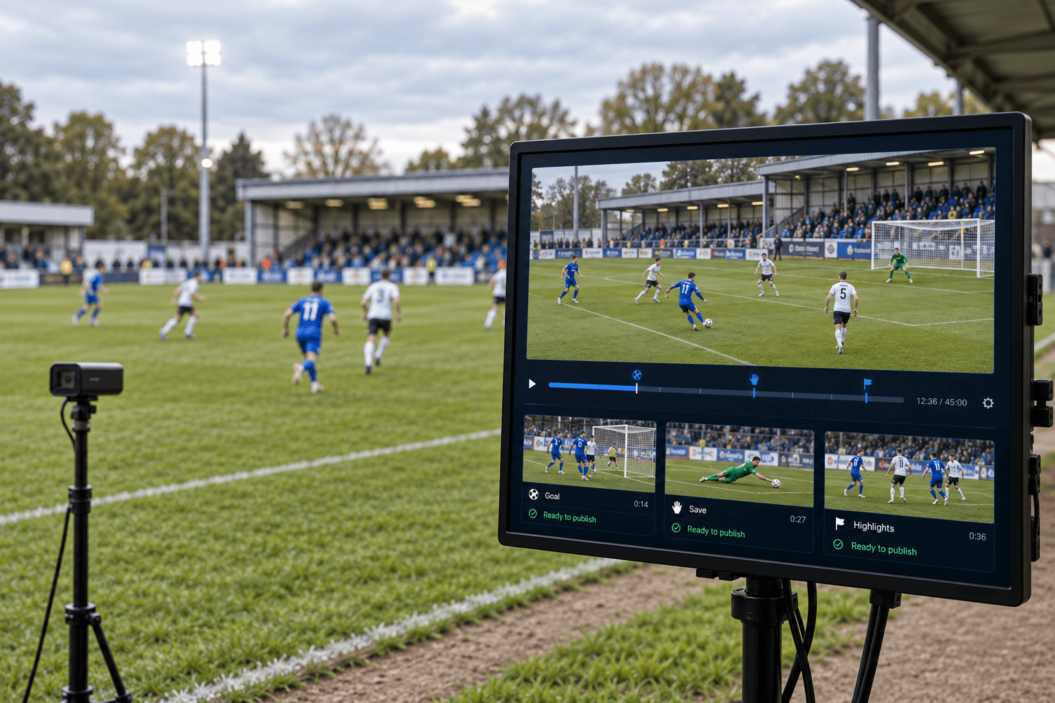 Automated sports highlights: from final whistle to OTT